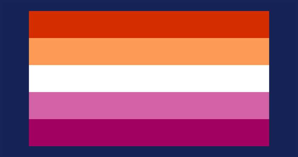 The Colors of the Original Lesbian Flag